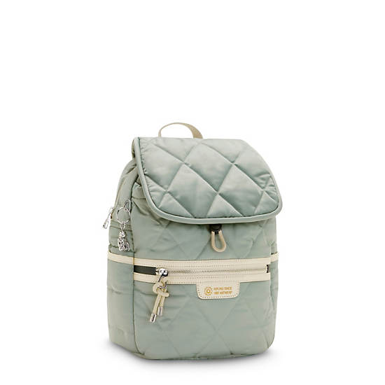 Kipling City Pack Small Mote Ryggsekk Olivengrønne | NO 1709TC